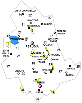Mappa Itinerari Facili