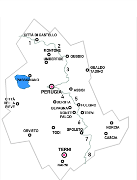Mappa Itinerari Difficili