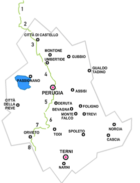 Mappa Itinerari Difficili