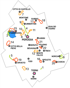 Mappa itinerari